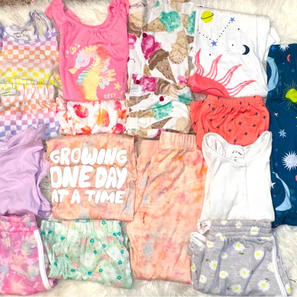 Massive PJ lot!! Cat & Jack, Carter’s, Btween, etc - 7/8 GIRLS EUC- VGUC
